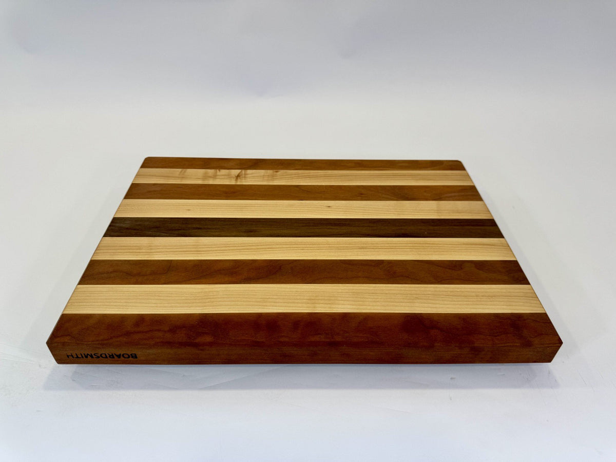 409-1 Mixed Striped Edge Grain 21 x 15 x 1.5