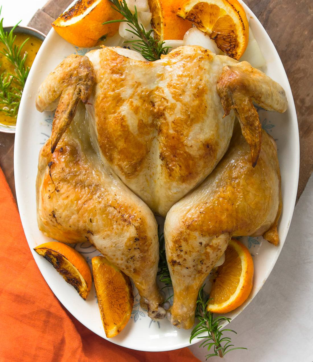 Rosemary Orange Spatchcock Chicken