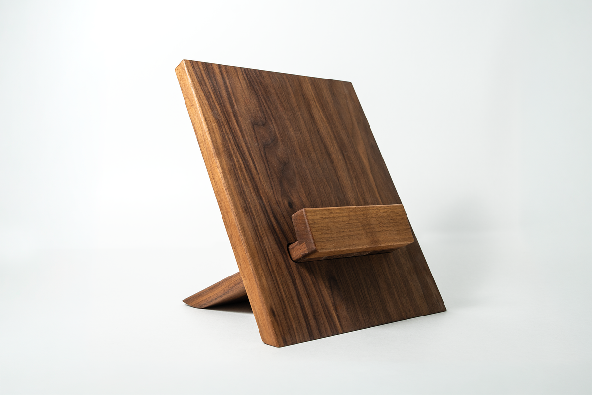 New! Adjustable Cookbook & Cutting Board Stand