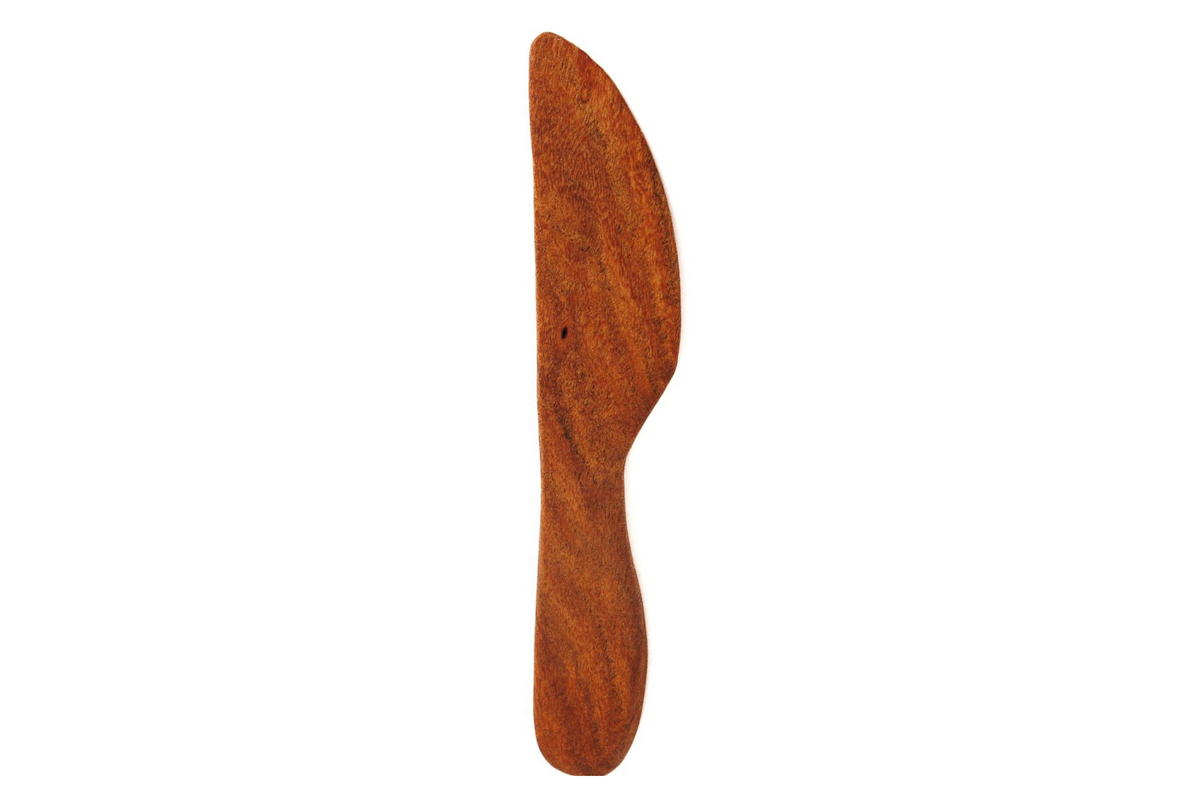 Handcrafted wooden knife from the 4-piece wooden utensil set by The Boardsmith
