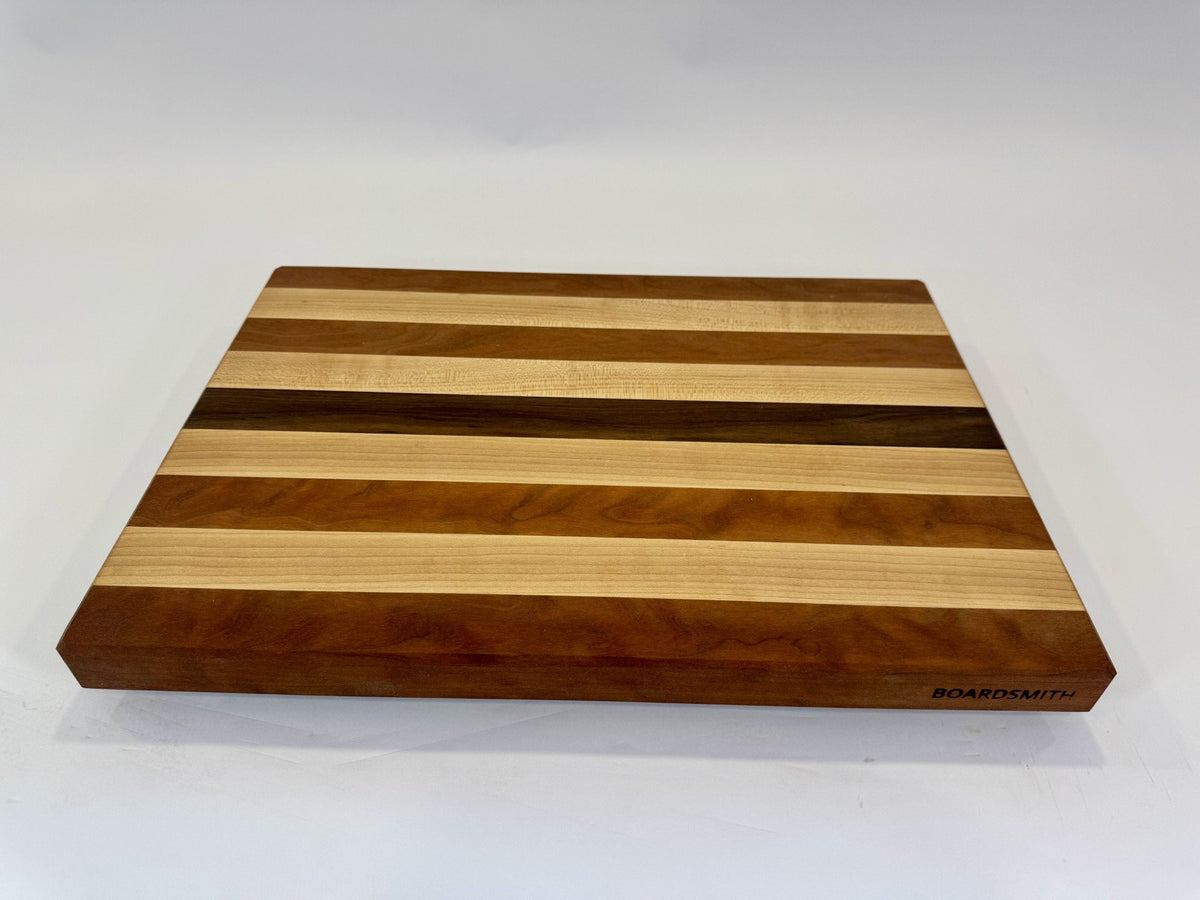 409-1 Mixed Striped Edge Grain 21 x 15 x 1.5