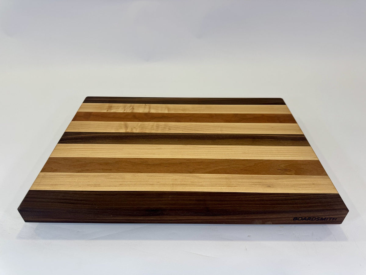 411-1 Mixed Stripe Edge Grain with Finger Grooves 21.25 x 15 x 1.5