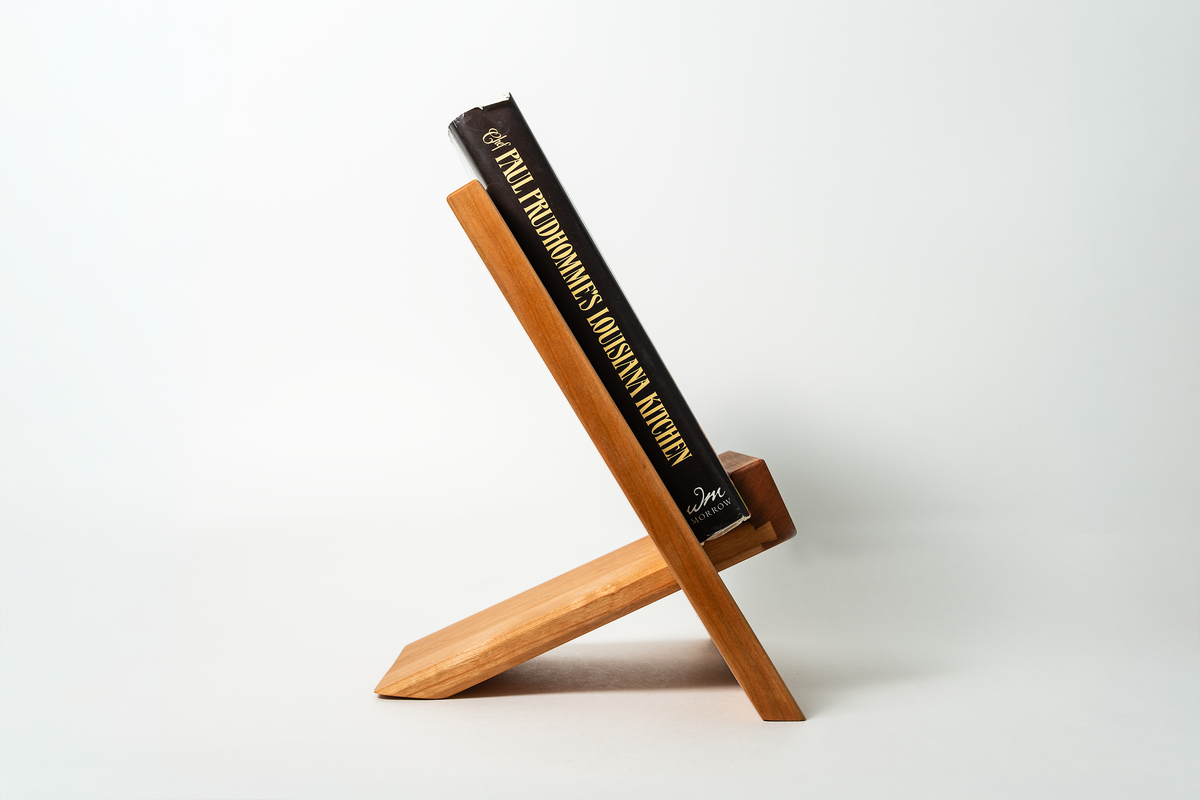 New! Adjustable Cookbook & Cutting Board Stand