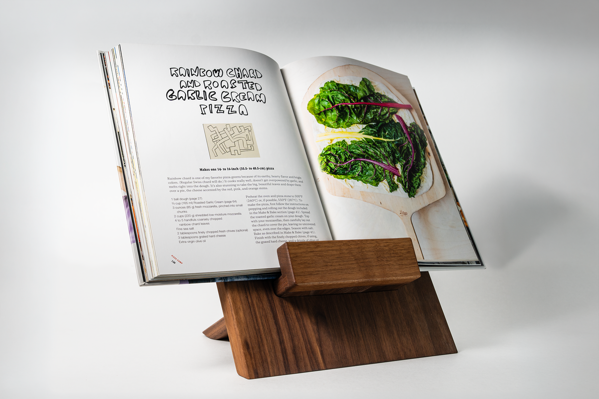 New! Adjustable Cookbook & Cutting Board Stand