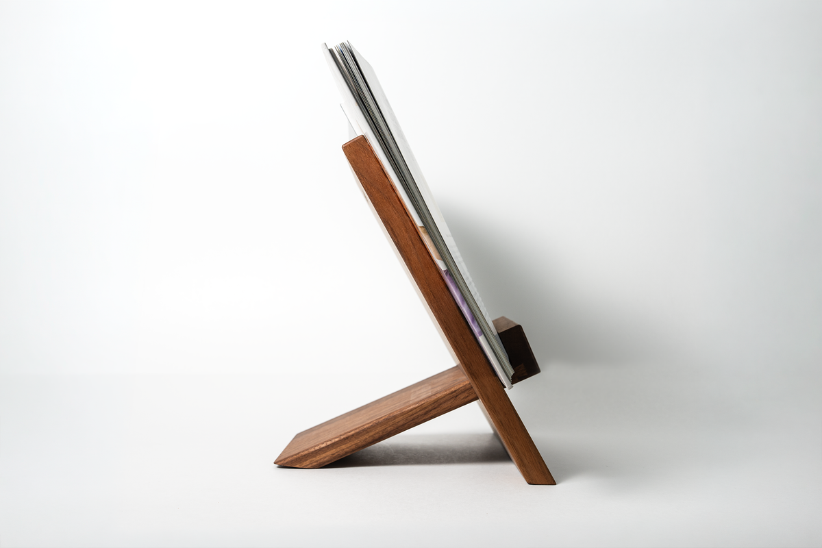 New! Adjustable Cookbook & Cutting Board Stand