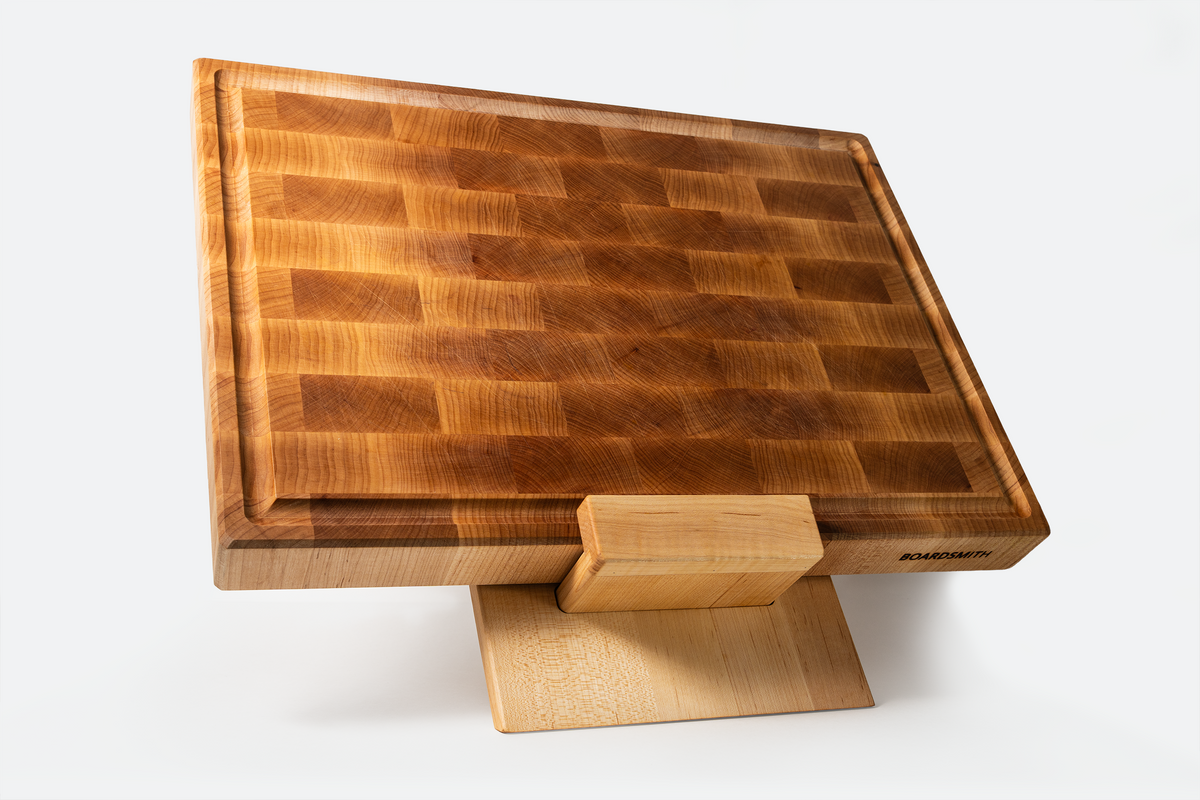 New! Adjustable Cookbook & Cutting Board Stand